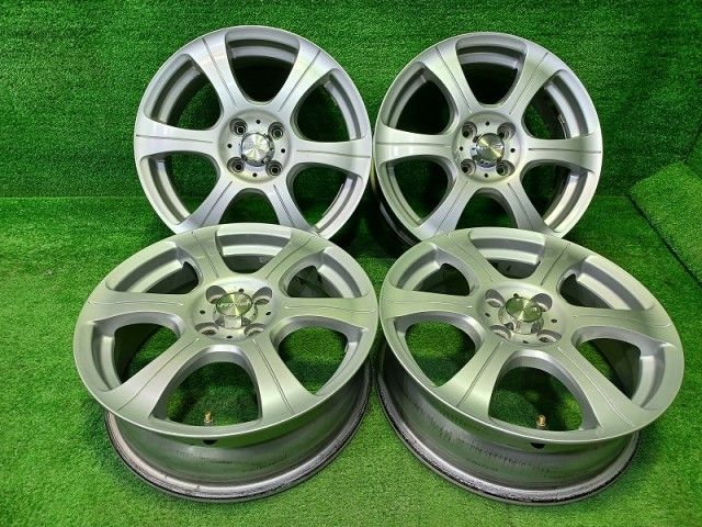 ラブリオン ﾔﾘｽ ｱｸｱ ホイール アルミ シルバー 16インチ 5 J 4穴 4本 100 36