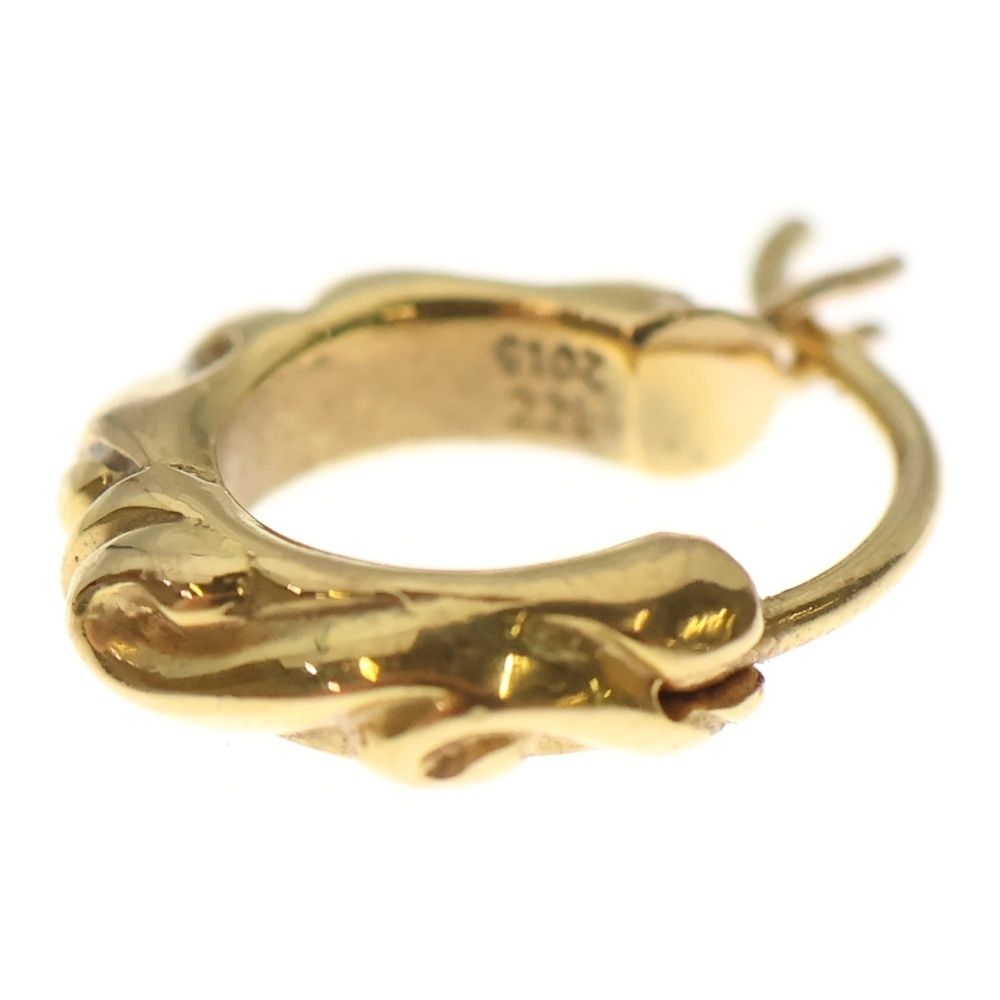 CHROME HEARTS (クロムハーツ) 22K TNY HOOP SCRL タイニースクロール