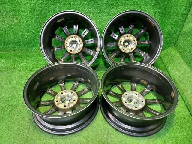 グラス ｾﾚﾅ ﾔﾘｽｸﾛｽ ﾉｱ ｳﾞｫｸｼｰ ホイール アルミ ガンメタ 16インチ 6 5 J 5穴 4本 114 3 48