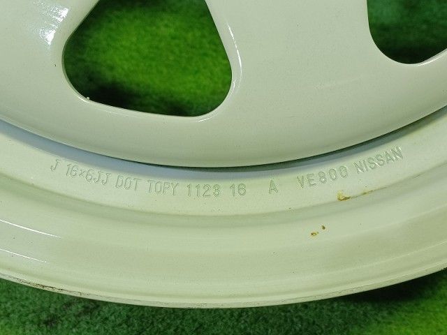  日産 NISSAN エルグランド ATWE 50 ホイール スチール ホワイト 16インチ 6 J 6穴 4本 139 7 16インチ ホイール