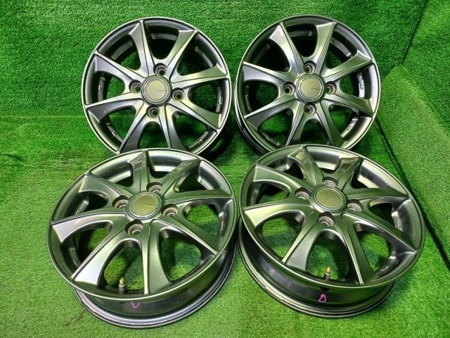 レーベン ﾊｲｾﾞｯﾄ ﾜｺﾞﾝR EKﾜｺﾞﾝ ホイール アルミ ガンメタ 13インチ 4 00 B 4穴 4本 100 43