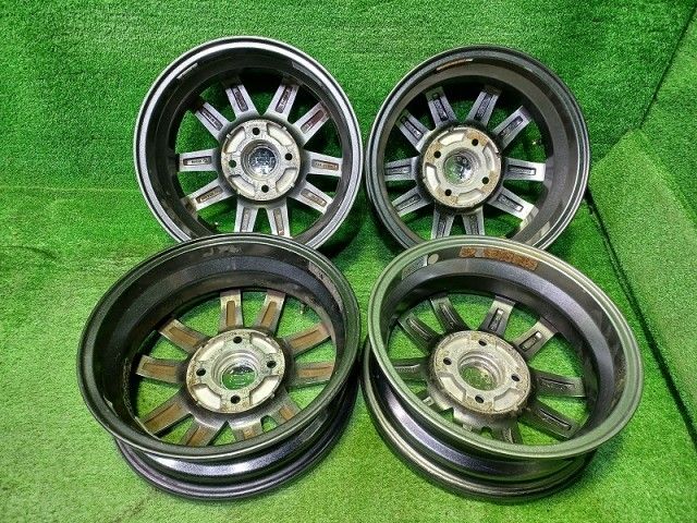 ザイン ﾊｲｾﾞｯﾄ ﾜｺﾞﾝR EKﾜｺﾞﾝ ホイール アルミ ガンメタ 13インチ 4 00 B 4穴 4本 100 45