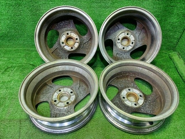 ダイハツ ハイゼットアトレ S 220 G ホイール アルミ ポリッシュ 14インチ 4 5 J 4穴 4本 100 45 42611 97529 000