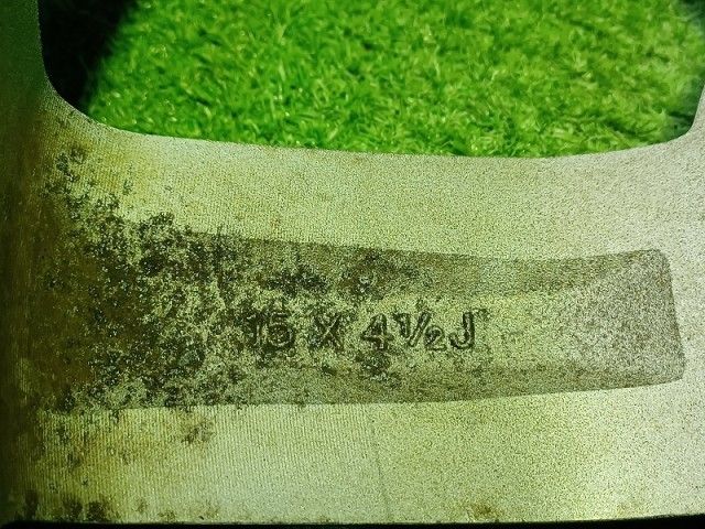  スズキ SUZUKI KEI HN 22 S ホイール アルミ ガンメタ 15インチ 4 5 J 4穴 4本 100 50 15インチ ホイール