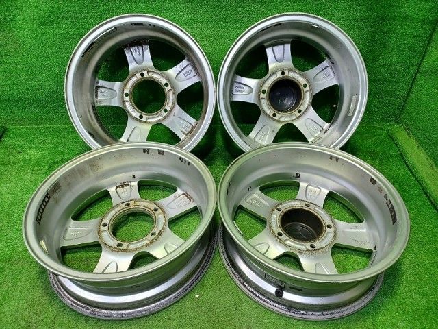 キーラー ｼﾞﾑﾆｰ ホイール アルミ シルバー 16インチ 5 J 5穴 4本 139 7 19