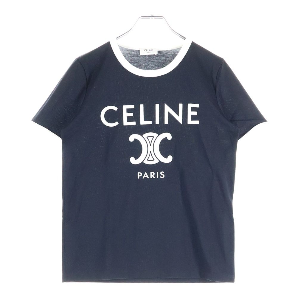 CELINE (セリーヌ) トリオンフ ロゴプリント コットンジャージー
