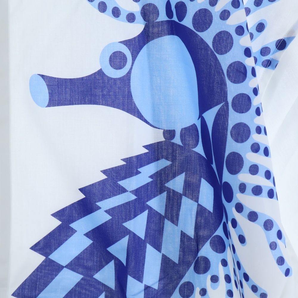 HERMES (エルメス) 23SS タツノオトシゴ柄 プリント コットン シェル