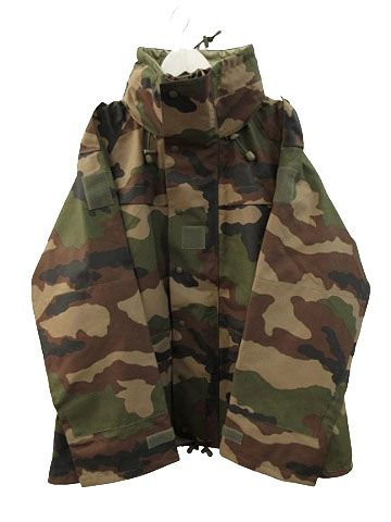 フランス軍 GORE TEX パーカー CCEカモ 迷彩 128 L ウォータープルーフ フィールドパーカー