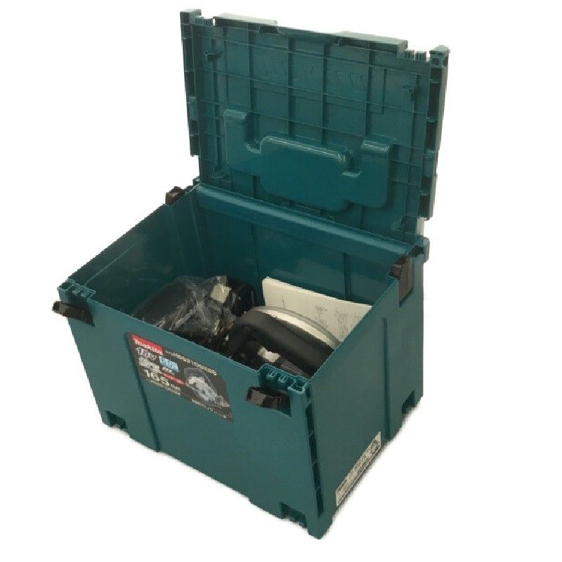 ♥品 makita マキタ 18 V 165 mm 充電式マルノコ 黒|ブラック バッテリー 6.0 Ah 充電器 ケース付119756