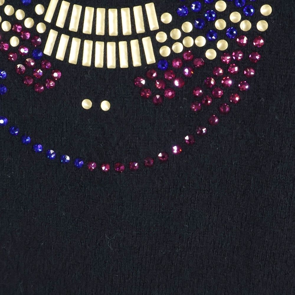 lucien pellat-finet (ルシアンペラフィネ) ラインストーン スカル