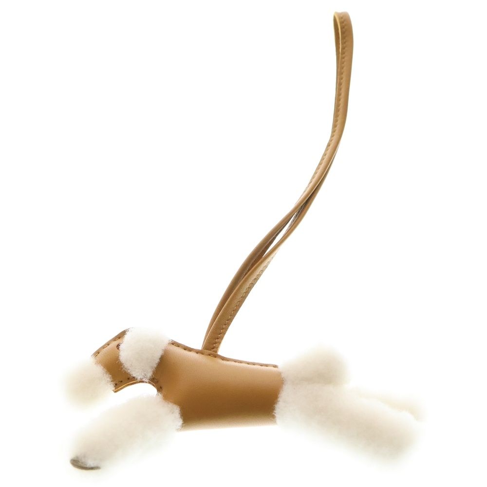 HERMES (エルメス) バディチャーム アニョーミロ ムートン レザー