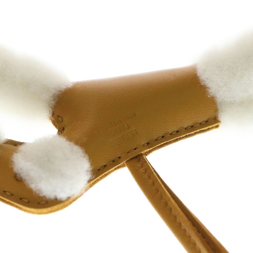 HERMES (エルメス) バディチャーム アニョーミロ ムートン レザー