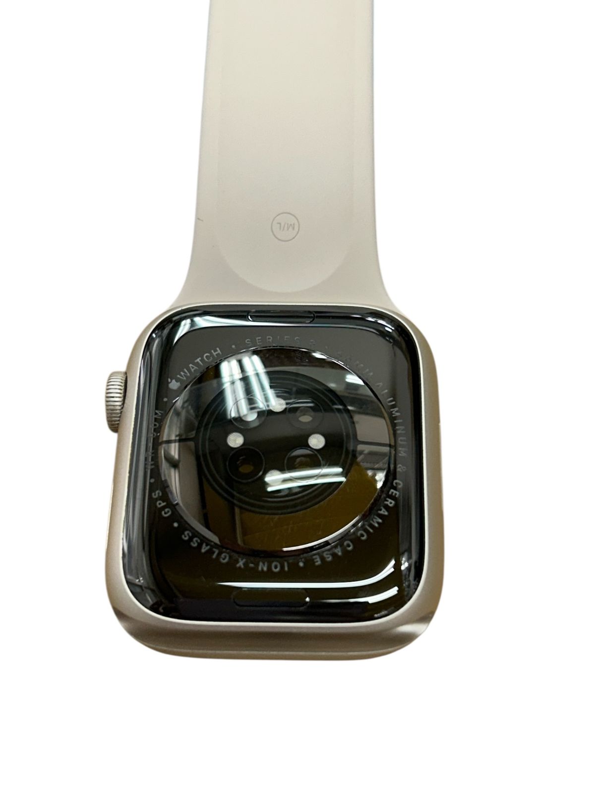 Apple Watch Series 8/GPS/45mm/A2771/スターライト〈MNP23J/A 