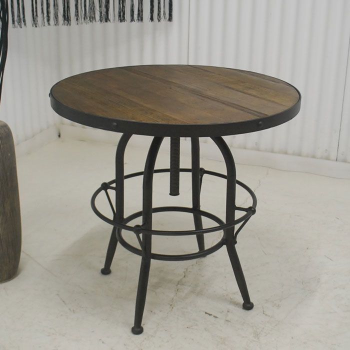 アウトレット 現品限り 一部 大 古材 男前インテリア カフェ風インテリア コーヒーテーブル 昇降式 241205 バッカス65