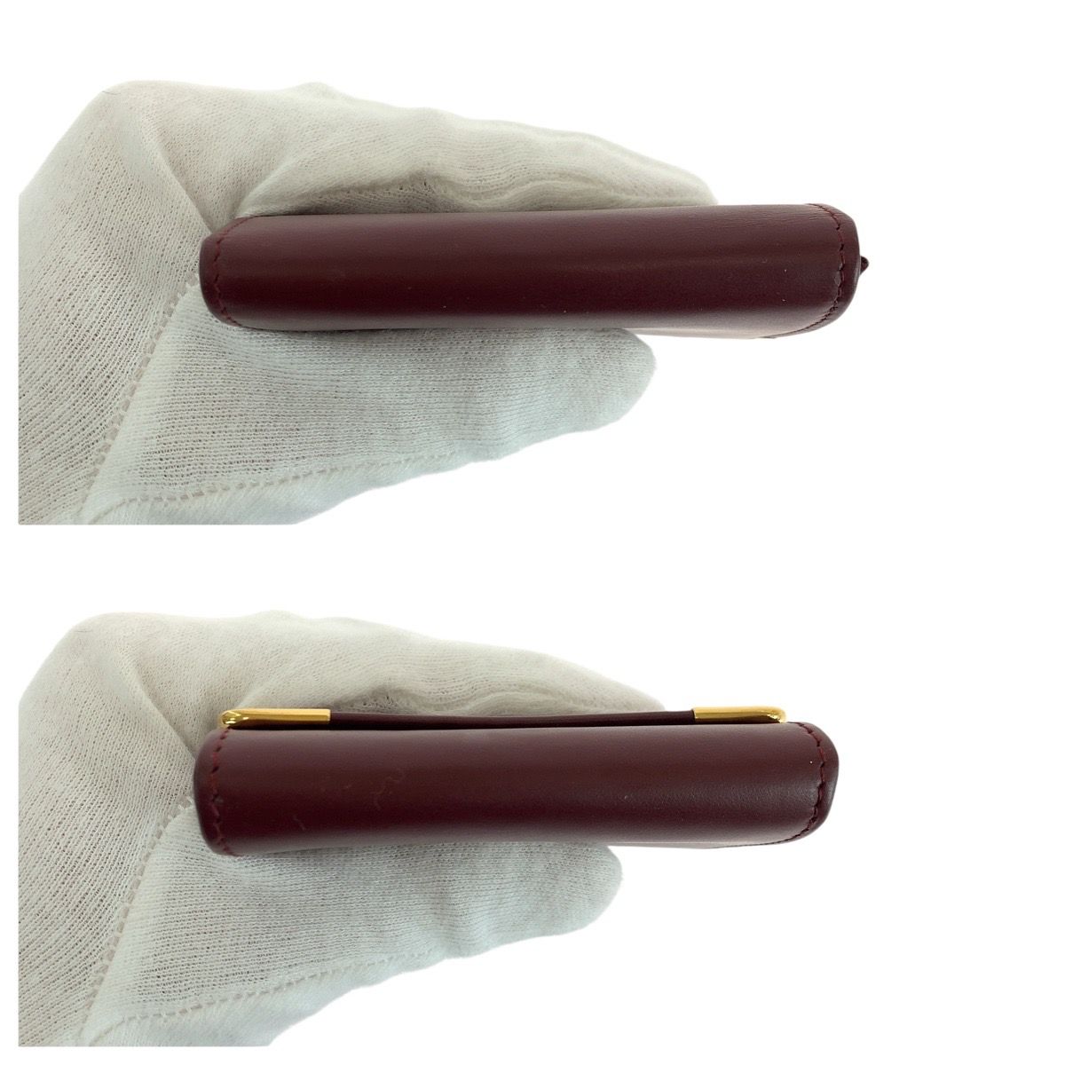 美品 CARTIER カルティエ マストライン ワインレッド ボルドー