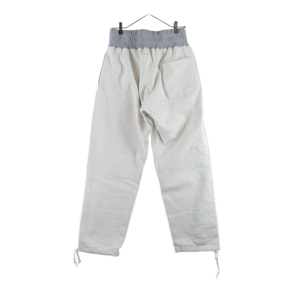 NIGEL CABOURN ナイジェルケーボン 40 s SWEAT PT ミリタリー スウェットパンツ ホワイト グレー 8043 00 50040