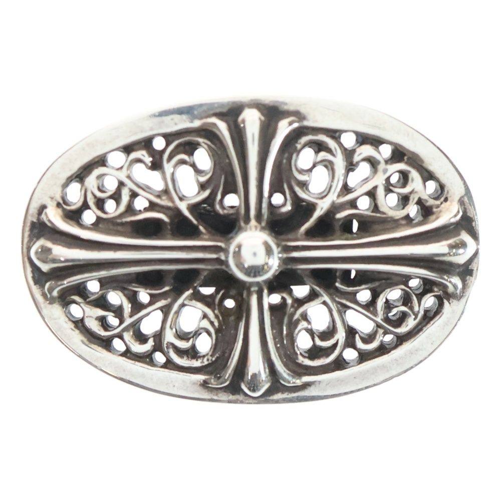 CHROME HEARTS クロムハーツ クラシックオーバル ヘアバンド ヘアゴムコンチョ シルバー BCA 418