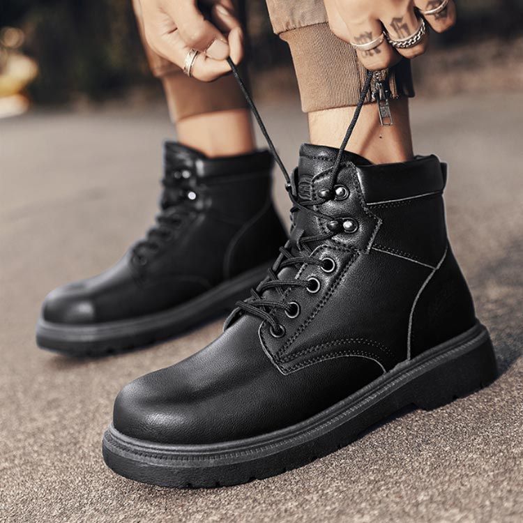 安全靴 ハイカット メンズ ハイカット安全靴 先芯入り つま先保護 幅広