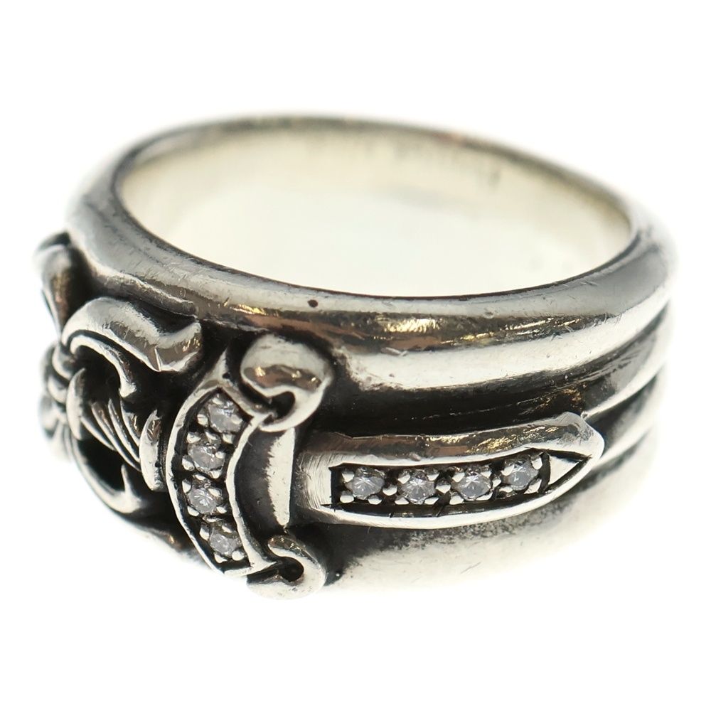 CHROME HEARTS クロムハーツ DAGGER A|D ダガー シルバーリング アフターダイヤ シルバー