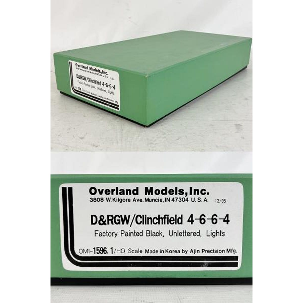 Overland Models OMI 1596 1 D RGW Clinchfield 4 6 蒸気機関車 塗装済 HOゲージ 鉄道模型