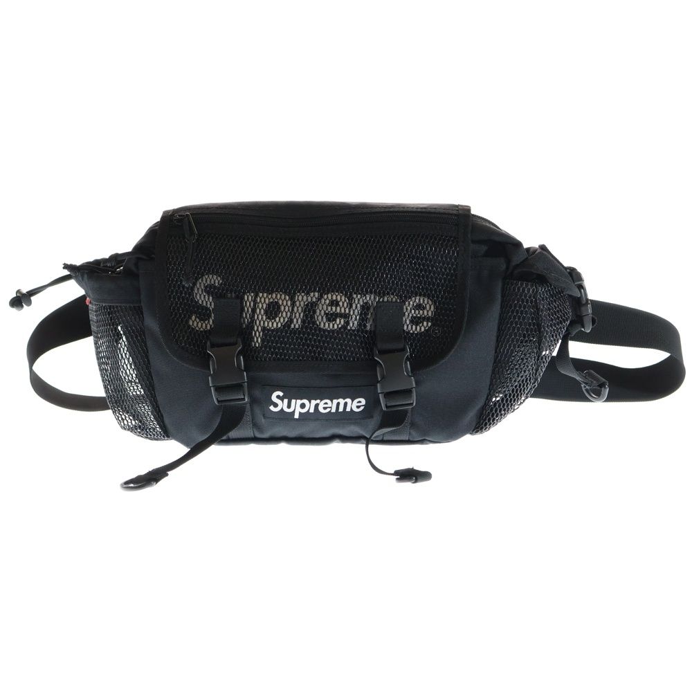 ボックスロゴ ウエストバッグ 黒 ブラック SUPREME (シュプリーム) 20SS Waist Bag ボックスロゴ ウエストバッグ