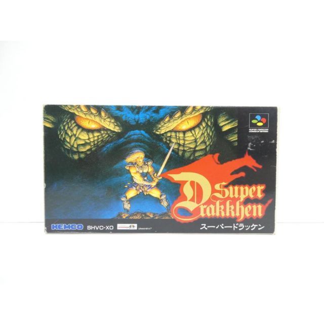 スーパーファミコン スーパードラッケン レトロ ソフト △WE2604