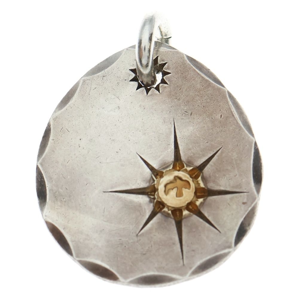 goro s ゴローズ 印台ズレ たたきメタル中 ペンダントトップ シルバー ゴールド