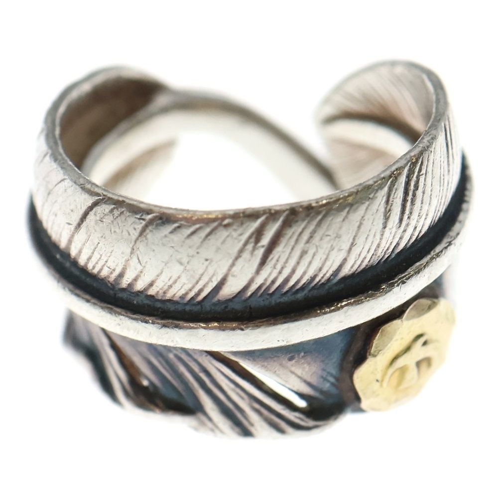 goro s ゴローズ メタル付きフェザーリング シルバー|ゴールド