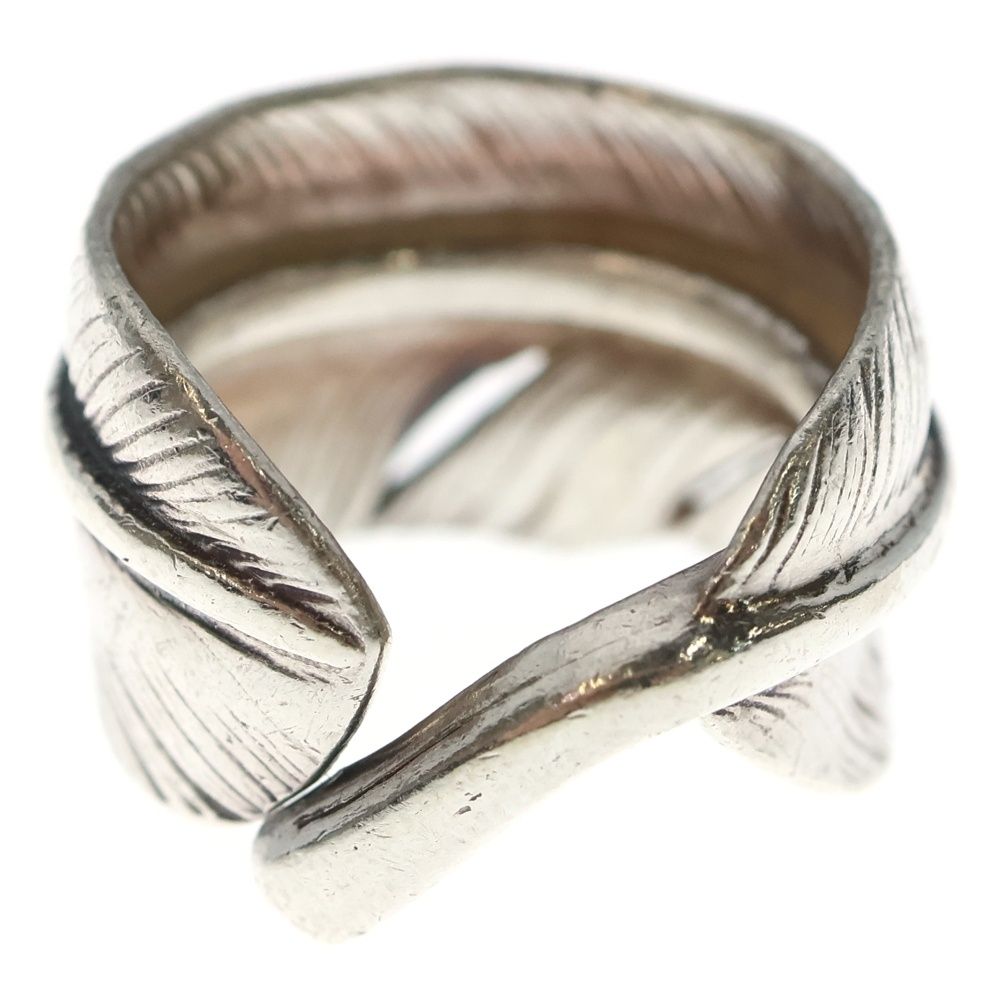 goro s ゴローズ メタル付きフェザーリング シルバー ゴールド