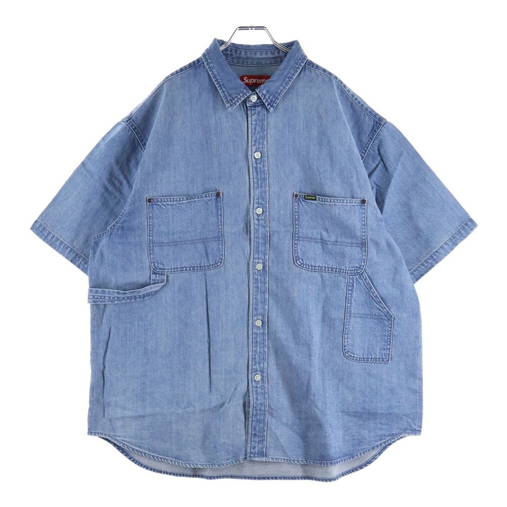 SUPREME (シュプリーム) 24SS Loose Fit S/S Denim Painter Shirt