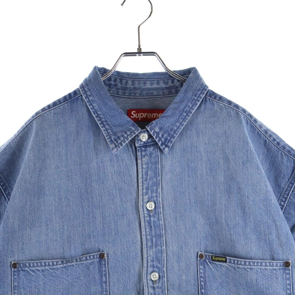 SUPREME (シュプリーム) 24SS Loose Fit S/S Denim Painter Shirt