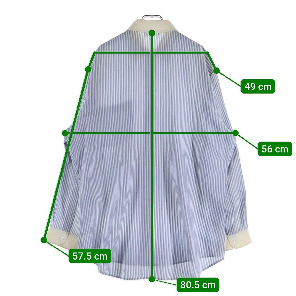 CELINE (セリーヌ) シルク ストライプ フロントトリオンフロゴエン