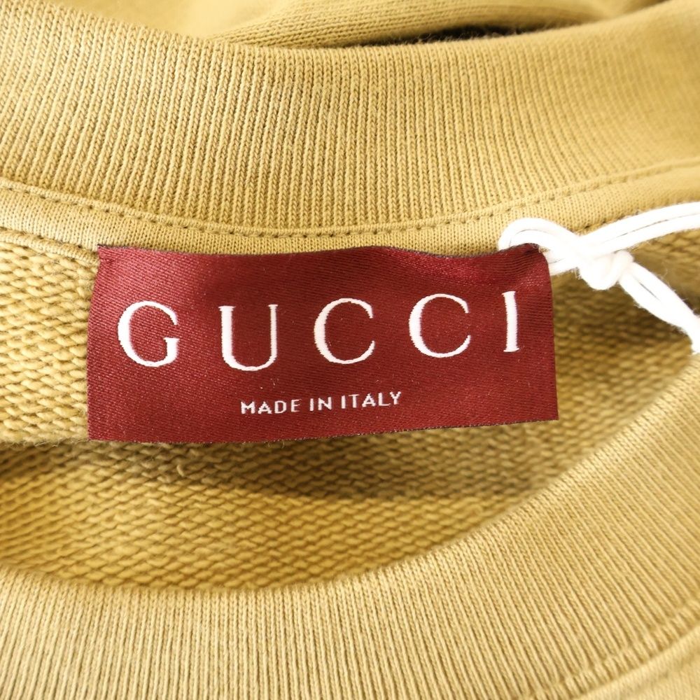 GUCCI◯正規品◯グッチ◯プリントスウェット◯ベージュ◯S GUCCI（グッチ） ロゴスウェット 784413 ベージュ サイズ：XL