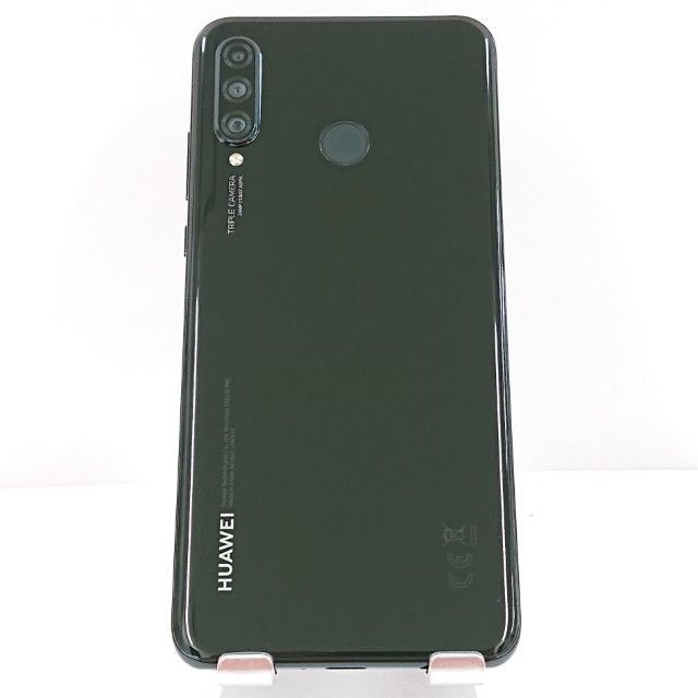 HUAWEI P30 lite HWV33 au ミッドナイトブラック 送料無料 本体 c15633