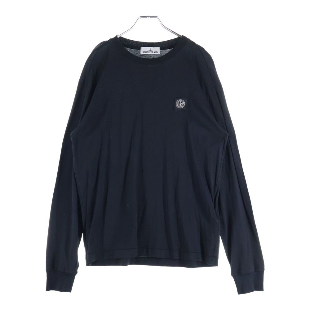 STONE 21ss ストーンアイランド ロゴパッチ　長袖　シャツ STONE ISLAND (ストーンアイランド) ロゴパッチ 長袖Tシャツ ロンT