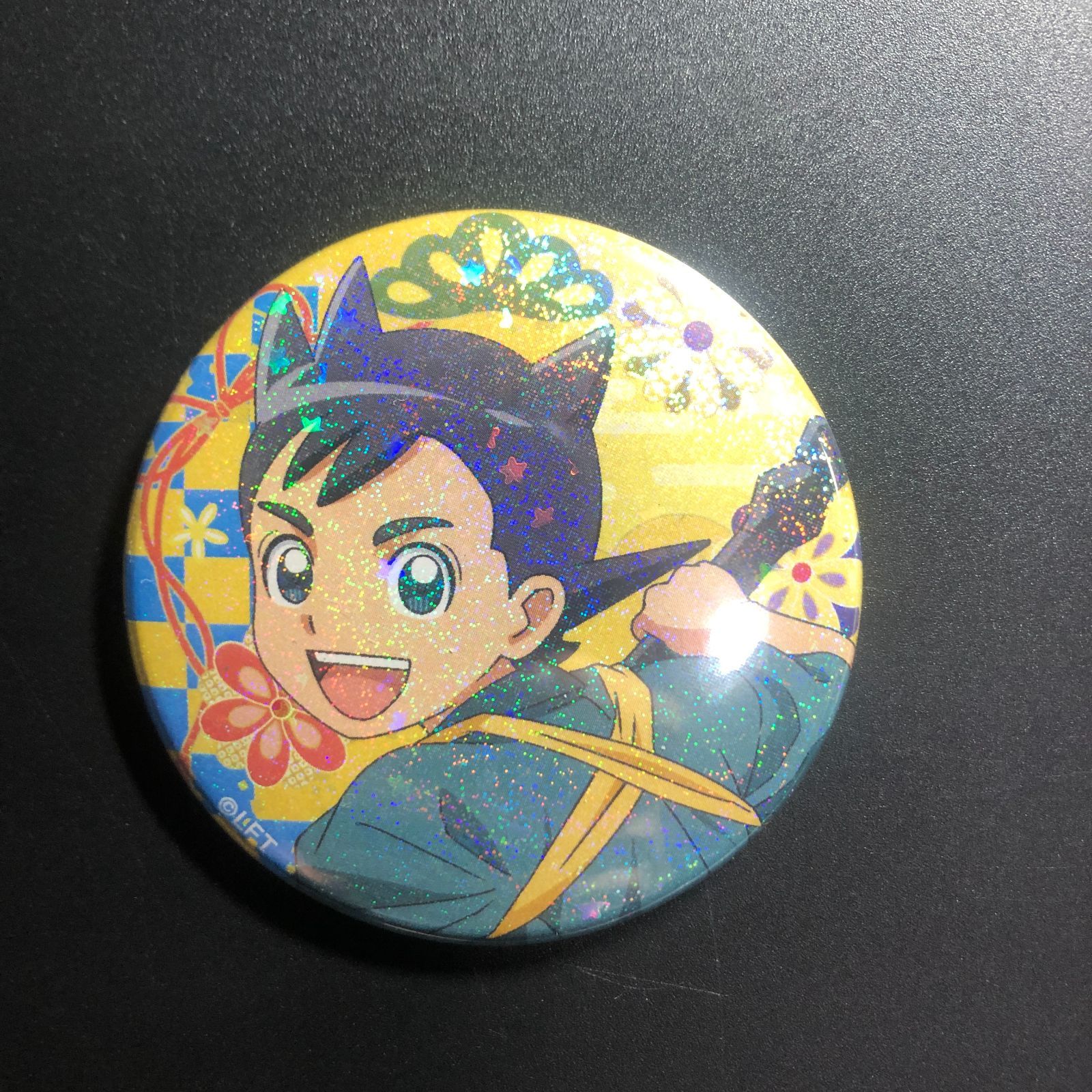 イナズマイレブン 稲森明日人 ホロ版 マルイ限定 缶バッジ オリオンの