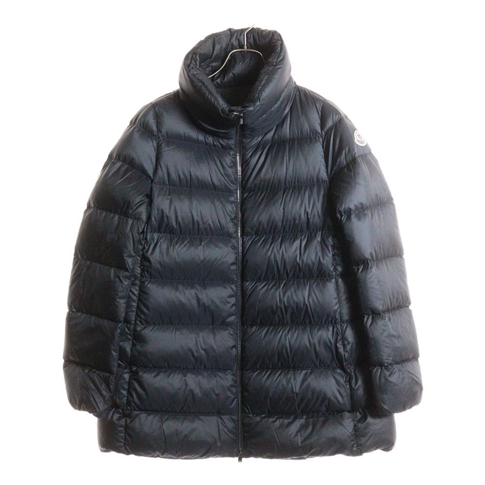 MONCLER モンクレール ANGES アンジェ ロゴワッペン ロングダウンジャケット ブラック レディース C 0229