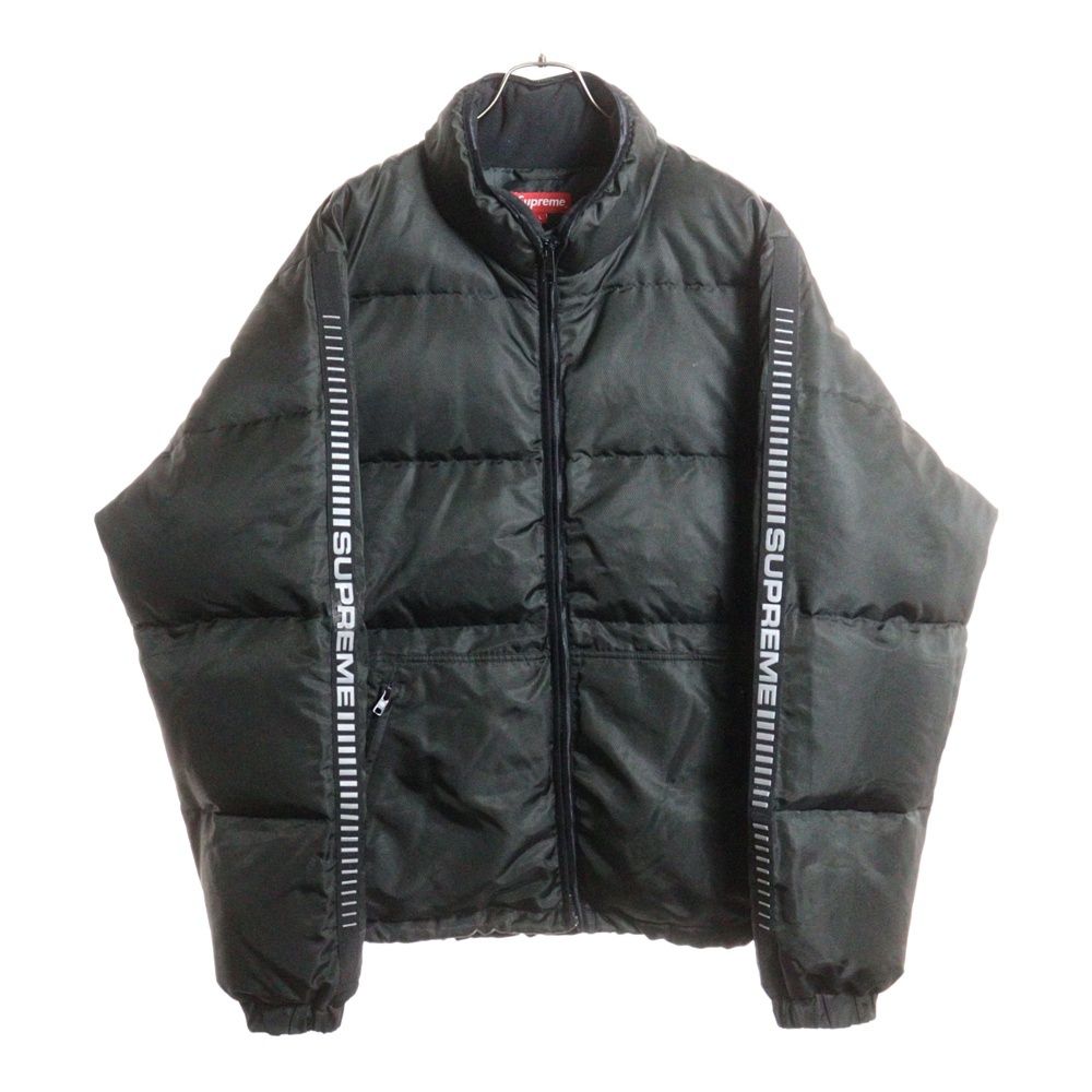SUPREME シュプリーム Reflective Logo Puffy Jacket リフレクター ロゴ ダウンジャケット ブラック