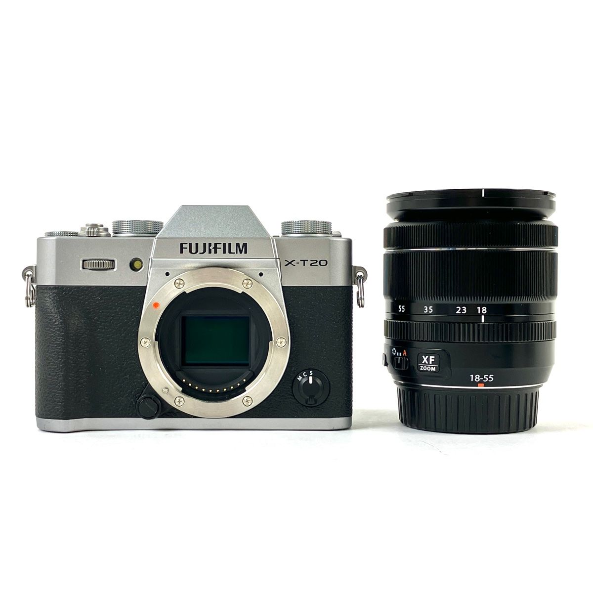 富士フイルム FUJIFILM X-T20 レンズキット シルバー デジタル ミラー