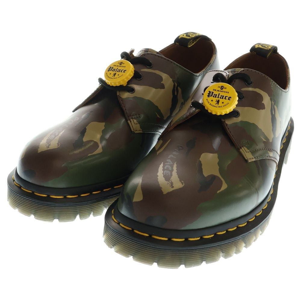 Dr Martens ドクターマーチン PALACE 1461 3 HOLE SHOES CAMO パレス 3ホールシューズ ウッドランドカモ ローカットレザーシューズ グリーン ブラウン