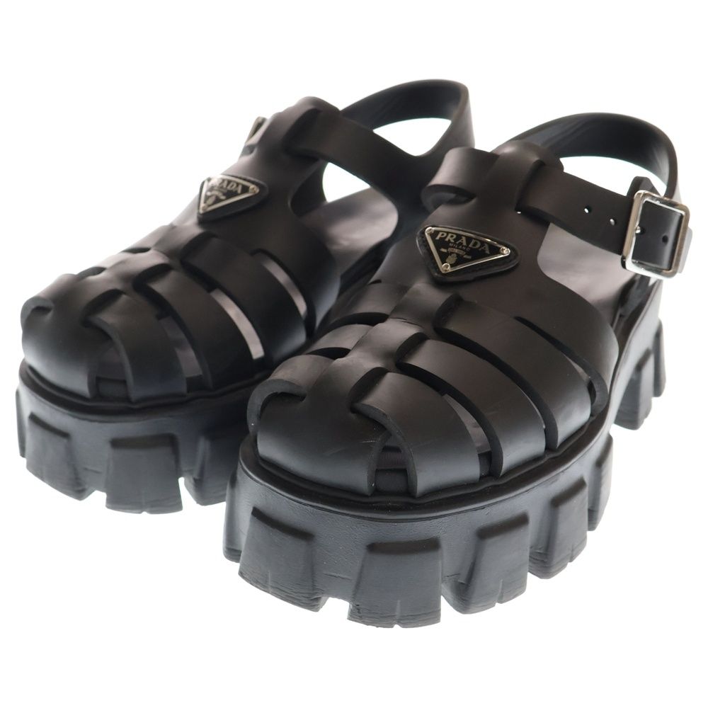 PRADA (プラダ) モノリス トライアングルロゴプレート ラバー