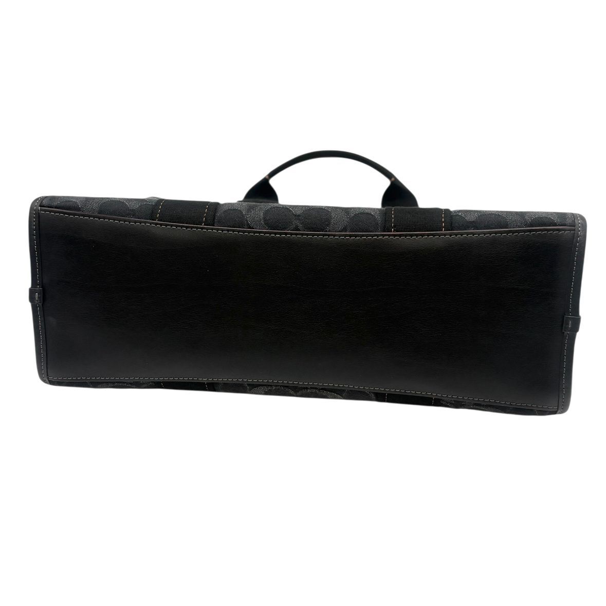 ♪3565 コーチ スミス トート・シグネチャー デニム CP105 バッグ 中古