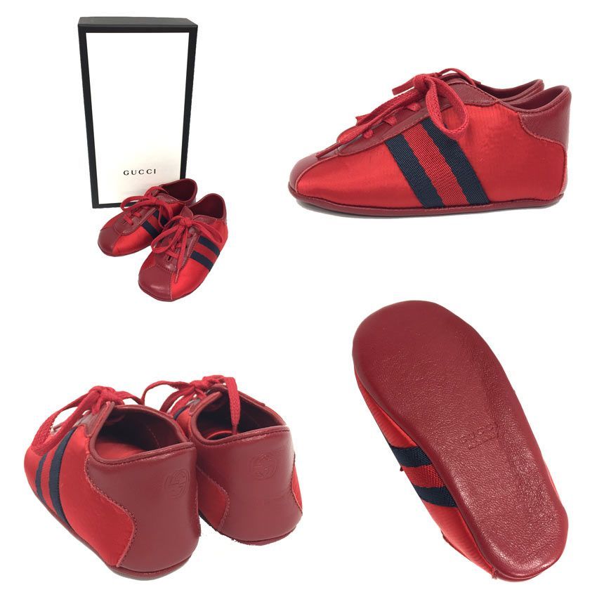 GUCCI グッチベビーシューズ スニーカー 12 cm aq 6471