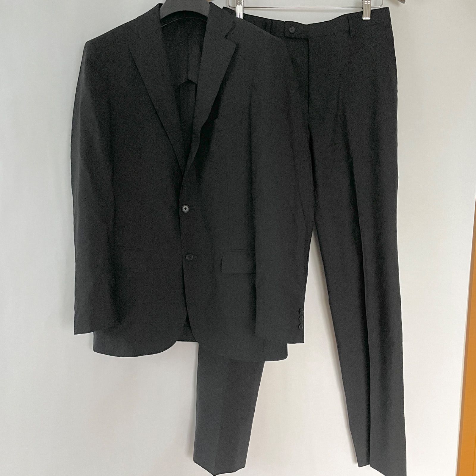 美品】アオキ LES MUES メンズ ウォッシャブル 洗えるスーツ