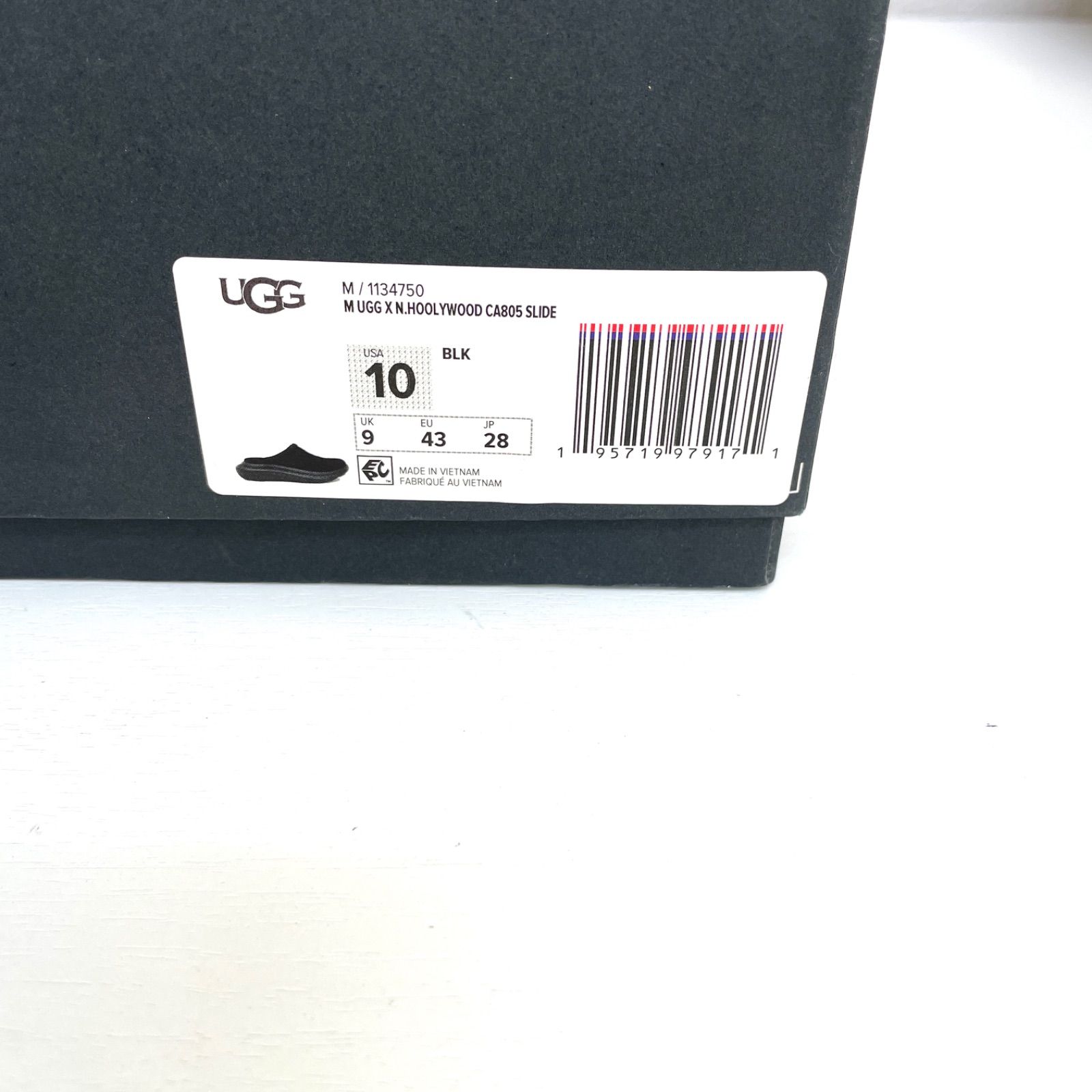  N COMPILE UGG コラボサンダル CA 805 SLIDE ブラック サイズ28 cm サンダル サンダル