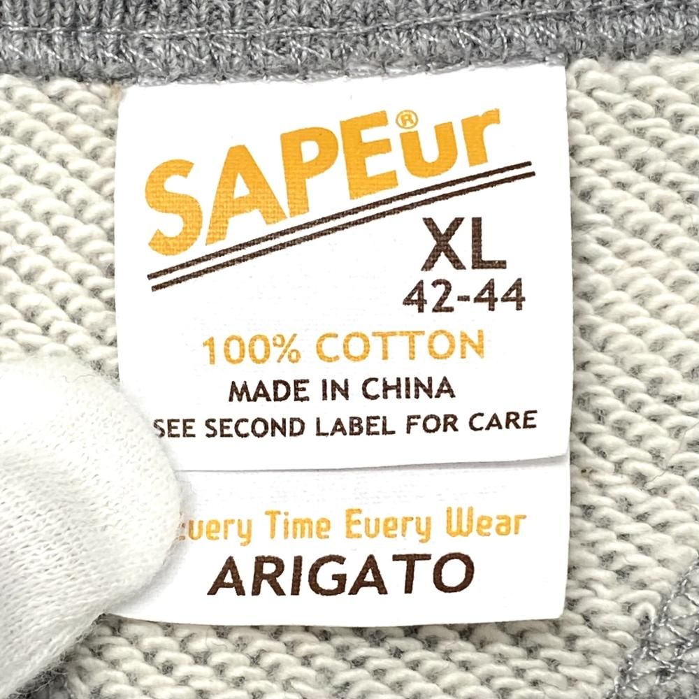 中古】SAPEur × MASATOSHI HAMADA OSAKA MIS S/S SWEAT サイズXL