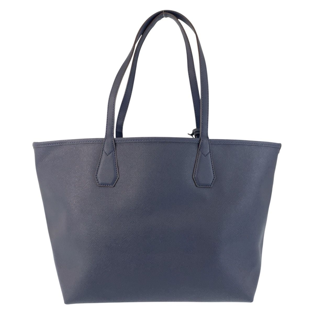 美品 Michael Kors マイケルコース リバーシブル ネイビー シルバー