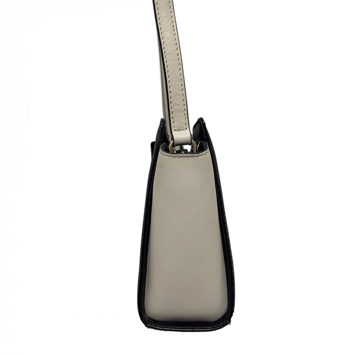 Kate spade ケイトスペード ショルダーバッグ - 黒×グレーベージュ レザー