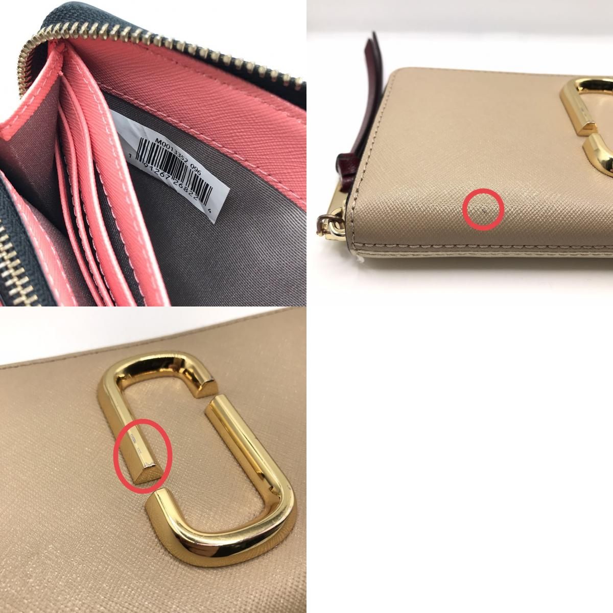 倉吉店】 中古 MARC JACOBS | マークジェイコブス 長財布 ラウンド 
