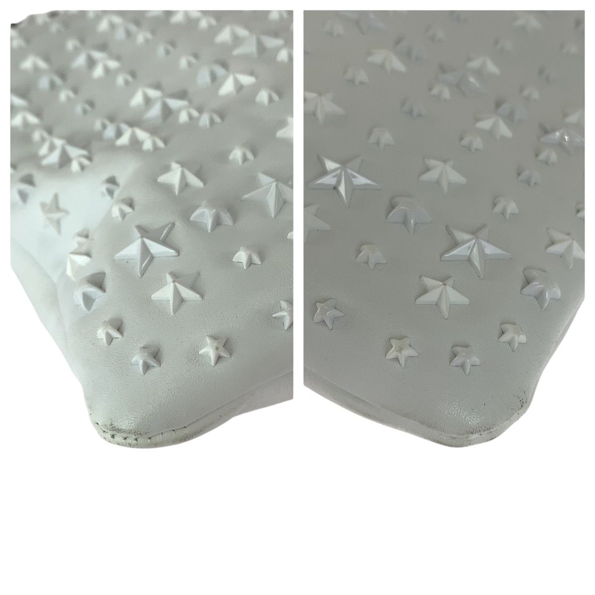 JIMMY CHOO ジミーチュウ DEREK スタースタッズ ホワイト ブラック